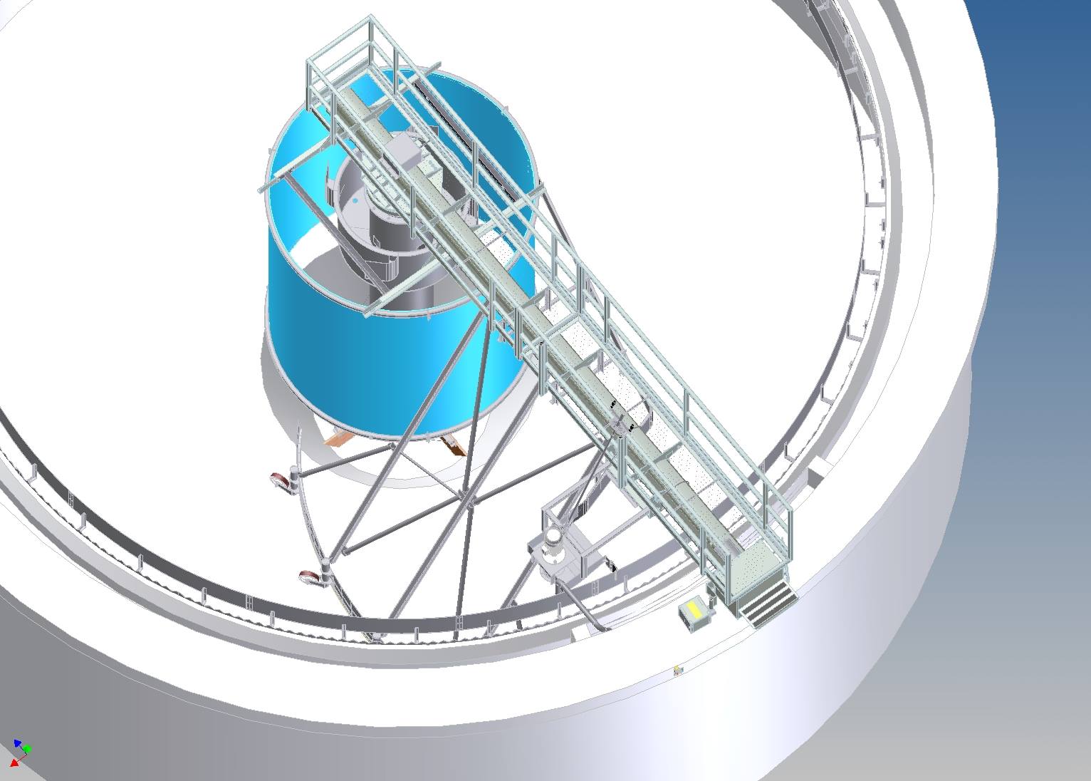 Usadzovacia nádrž ČOV