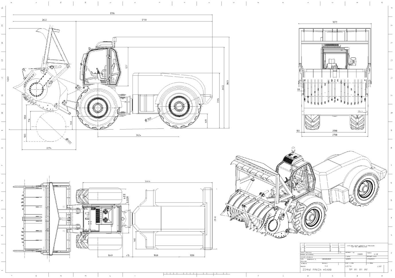 Projekt – ukážka (výkresy)
